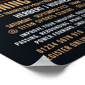 Basketballplatz, Basketballtrainingskurs Poster (Ecke)