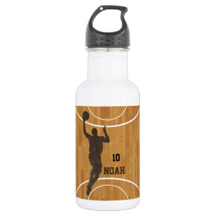 Basketballplatz-Jungen-Wasser-Flasche Edelstahlflasche