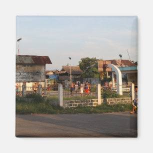 Basketballplatz Magnet