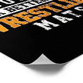 Basketballplätze sehen mit Wrestling besser aus Poster (Ecke)