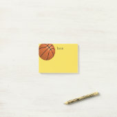 Basketballpost, den Sie zur Personalisierung merke Post-it Klebezettel (Auf Schreibtisch)