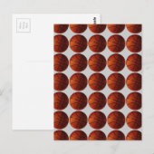 Basketballpostkarte Postkarte (Vorne/Hinten)