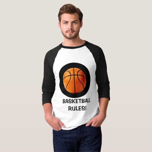 BASKETBALLREGELN! T-Shirt (Vorne ganz)