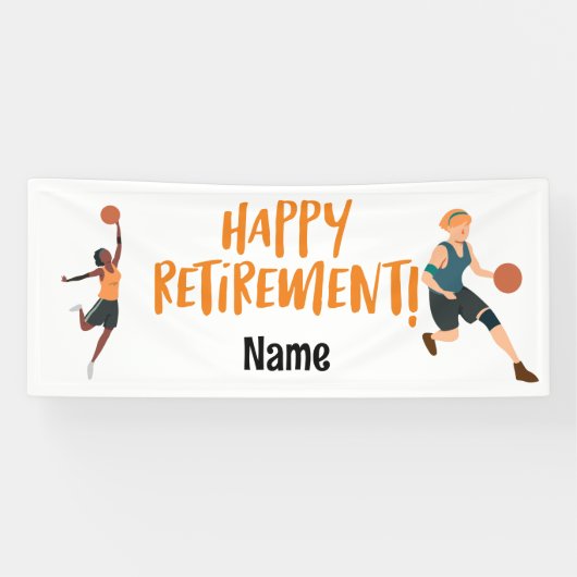 Basketballrente für Party Banner (Horizontal)