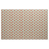 Basketballs auf der Seite Grün Stoff (Fat Quarter (45,7 x 55,9 cm))