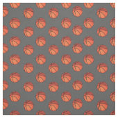 Basketballs auf dunkelgrau stoff (Muster)