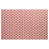 Basketballs auf dunklem Tee Rose Rosa Stoff (Fat Quarter (45,7 x 55,9 cm))