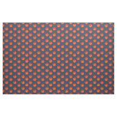 Basketballs auf Navy Blue Stoff (Fat Quarter (45,7 x 55,9 cm))