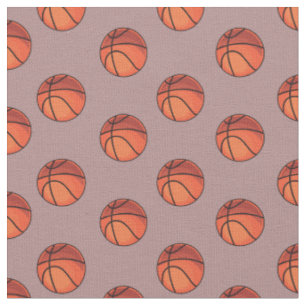 Basketballs in dunkelgrauem Pink Stoff