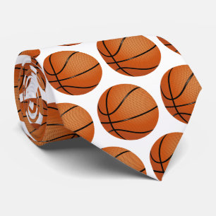 Basketballs Muster Sportartikel Krawatte