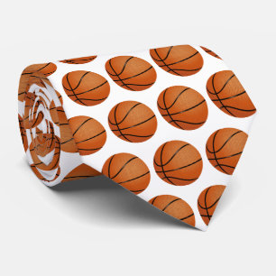 Basketballs Muster  Sportgeschenke Krawatte