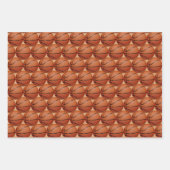 Basketballs Sport Design Wrapping Paper Sets Geschenkpapier Set (Vorderseite)
