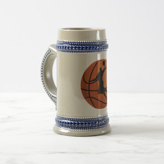 Basketballschläger Bierglas (Vorderseite Links)