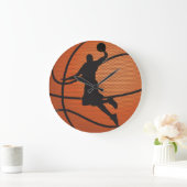 Basketballschläger Große Wanduhr (Zuhause)