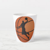 Basketballschläger Milchtasse (Vorderseite)