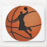Basketballschläger Mousepad<br><div class="desc">Basketballschläger</div>
