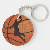 Basketballschläger Schlüsselanhänger (Rückseite)