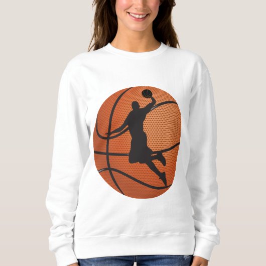 Basketballschläger Sweatshirt (Vorderseite)