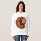 Basketballschläger Sweatshirt (Vorne ganz)