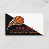 Basketballschuh, Basketballspieler, Trainer, Foto Visitenkarte (Vorderseite)