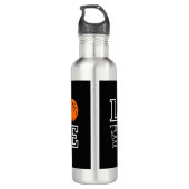 Basketballschuhe, Basketball-Spielergeschenk Edelstahlflasche (Rückseite)