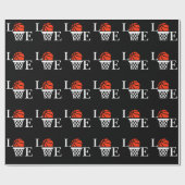Basketballschuhe, Basketball-Spielergeschenk Geschenkpapier (Flach)
