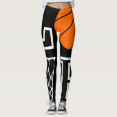 Basketballschuhe, Basketball-Spielergeschenk Leggings (Vorderseite)