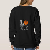 Basketballschuhe, Basketball-Spielergeschenk Sweatshirt (Rückseite)