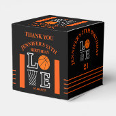 Basketballschuhe, Basketballspieler Geburtstag Geschenkschachtel (Rückseite)