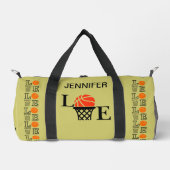 Basketballschuhe, Basketballspieler, Team, Geschen Duffle Bag (Vorderseite)
