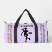 Basketballschuhe, Basketballspieler, Team, Geschen Duffle Bag (Vorderseite)