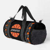 Basketballschuhe, Basketballspieler, Team, Geschen Duffle Bag (Rechte Ecke)