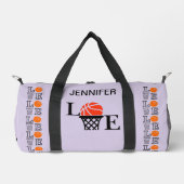 Basketballschuhe, Basketballspieler, Team, Geschen Duffle Bag (Vorderseite)