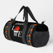 Basketballschuhe, Basketballspieler, Team, Geschen Duffle Bag (Rechte Ecke)