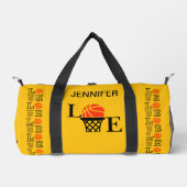 Basketballschuhe, Basketballspieler, Team, Geschen Duffle Bag (Vorderseite)