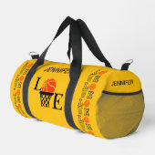 Basketballschuhe, Basketballspieler, Team, Geschen Duffle Bag (Rechte Ecke)
