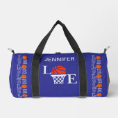 Basketballschuhe, Basketballspieler, Team, Geschen Duffle Bag (Vorderseite)