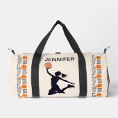 Basketballschuhe, Basketballspieler, Team, Geschen Duffle Bag (Vorderseite)
