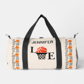 Basketballschuhe, Basketballspieler, Team, Geschen Duffle Bag (Vorderseite)