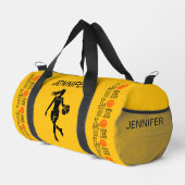 Basketballschuhe, Basketballspieler, Team, Geschen Duffle Bag (Rechte Ecke)