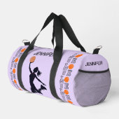 Basketballschuhe, Basketballspieler, Team, Geschen Duffle Bag (Rechte Ecke)