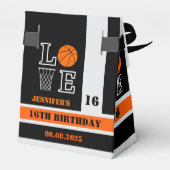 Basketballschuhe, Basketballspielgeschenk, Geburts Geschenkschachtel (Rückseite)