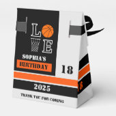 Basketballschuhe, Basketballspielgeschenk, Geburts Geschenkschachtel (Rückseite)