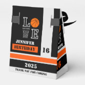 Basketballschuhe, Basketballspielgeschenk, Geburts Geschenkschachtel (Rückseite)