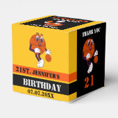 Basketballschuhe, Basketballspielgeschenk, Geburts Geschenkschachtel (Rückseite)