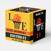 Basketballschuhe, Basketballspielgeschenk, Geburts Geschenkschachtel (Rückseite)