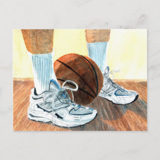 Basketballschuhe Postkarte