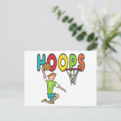 Basketballschuhe Postkarte (Stehend Vorderseite)