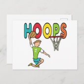 Basketballschuhe Postkarte (Vorne/Hinten)