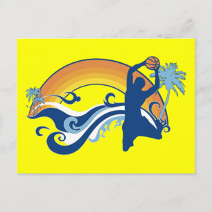 Basketballsommersetz Postkarte